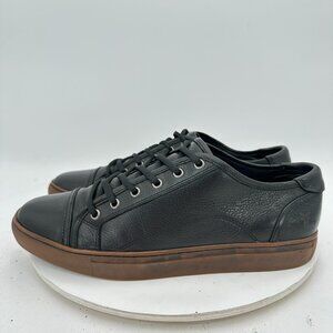 Frye Justin Low Men Size 10.5 3401333 BLK Black Leather Lace Up Casual Shoes